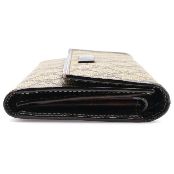 Gucci GG Supreme Long Wallet Beige Canvas - Picture 3 of 6